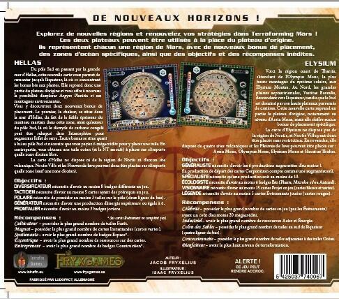 Terraforming Mars: Hellas & Elysium Back