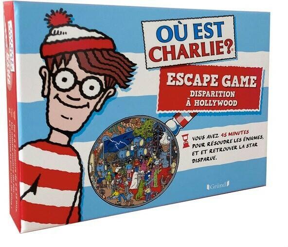 Escape Game: Où est Charlie ? Disparition à Hollywood Cover 3d