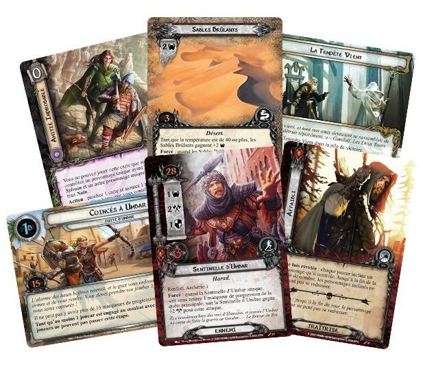 Le Seigneur des Anneaux: Le Jeu de Cartes - Les Sable de Harad Cartes