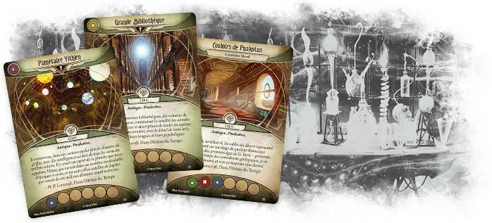 Horreur à Arkham: Le Jeu de Cartes - La Cité des Archives Cartes