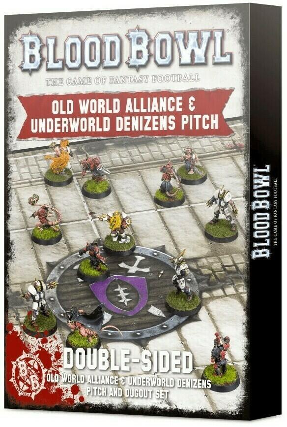 Blood Bowl: The Game of Fantasy Football - Old World Alliance & Underworld Denizens Pitch Cover 3d