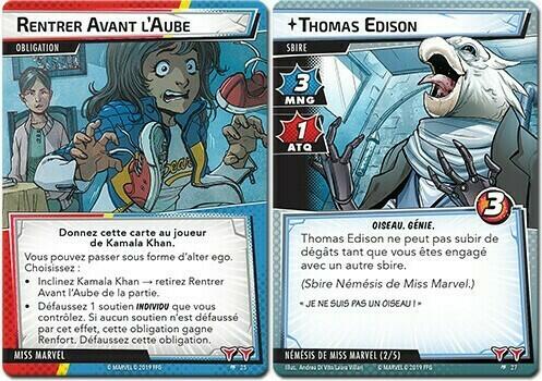 Marvel Champions: Le Jeu de Cartes - Ms. Marvel Cartes