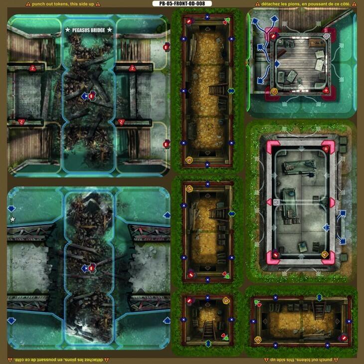 Heroes of Normandie: Pegasus Bridge Tuiles
