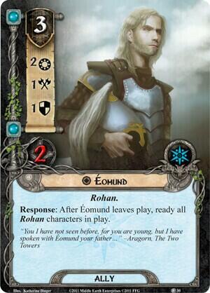 Le Seigneur des Anneaux: Le Jeu de Cartes - Conflit au Carrock Carte