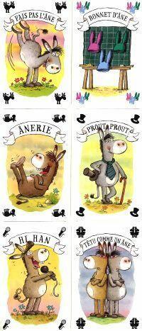 Fais pas l'Âne Cartes