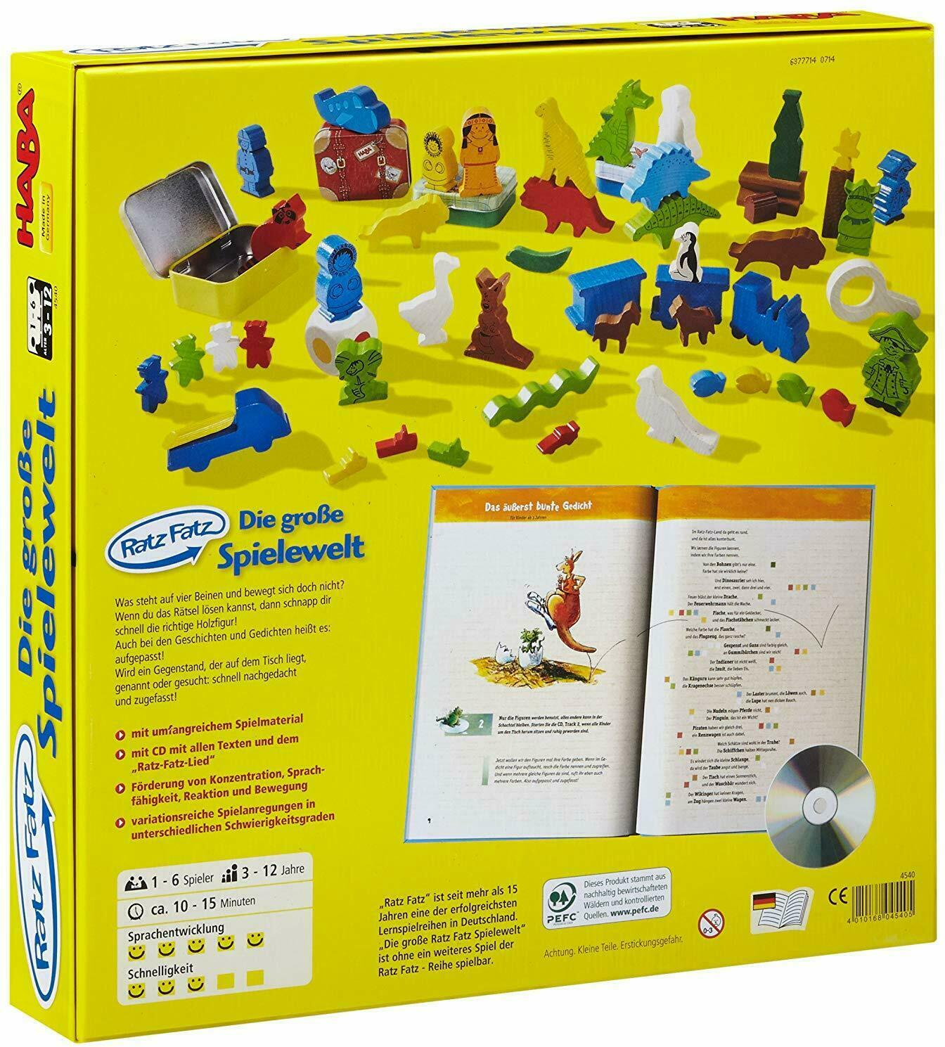 Die große: Ratz Fatz - Spielewelt Back 3d