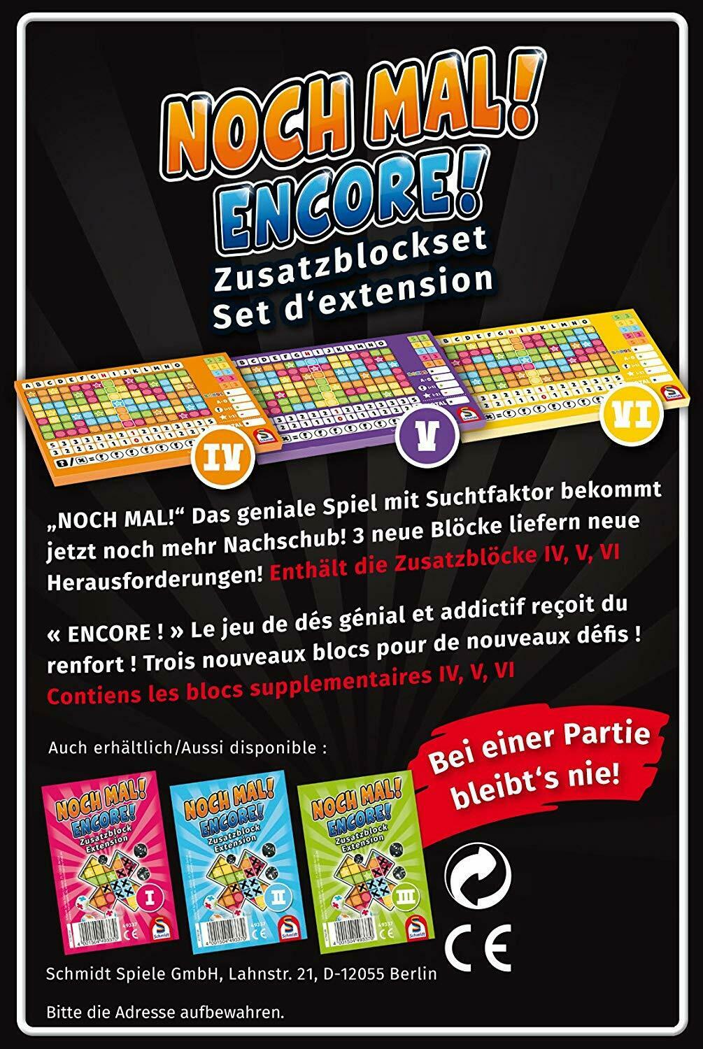 Encore ! Set d'Extension Back