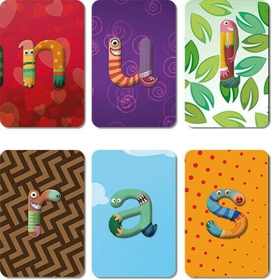 Les Familles des Alphamons Cartes