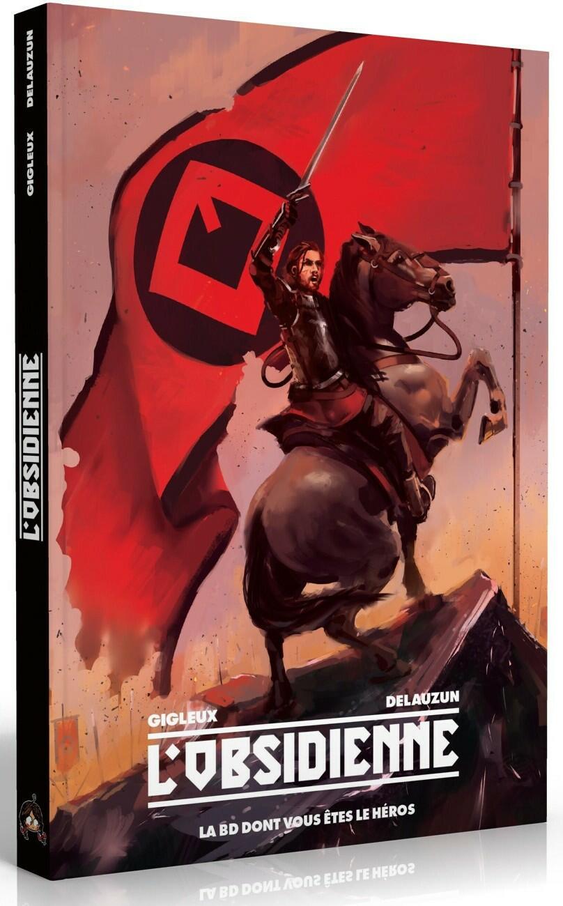 L'Obsidienne: La BD dont vous êtes le Héros Cover 3d