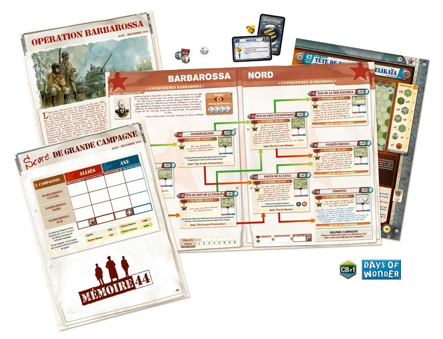 Mémoire 44: Carnets de Campagne Volume 1 Eclate