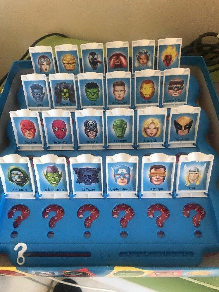 Qui Est-Ce ? Marvel Heroes Plateau