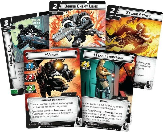 Marvel Champions: Le Jeu de Cartes - Venom Cartes