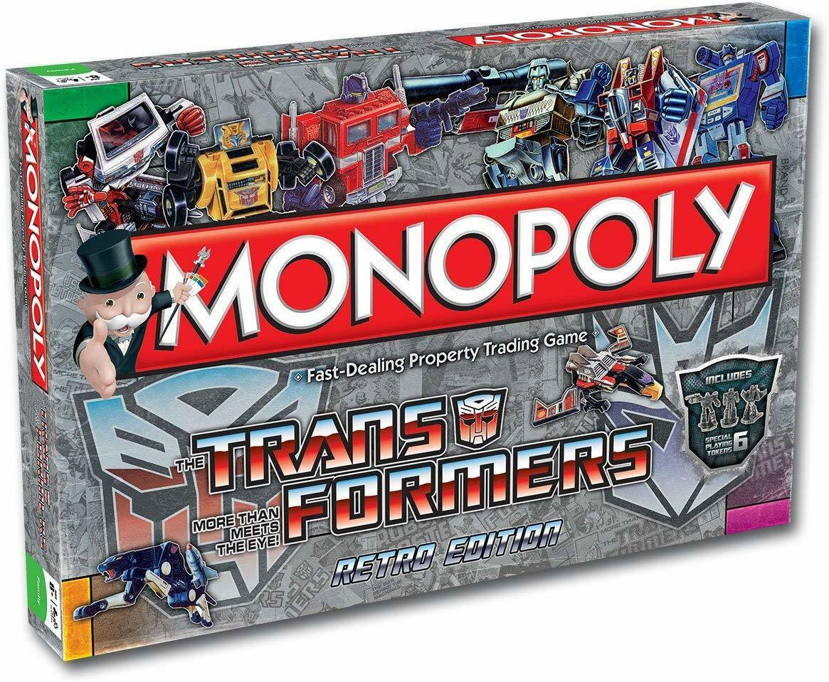 Monopoly: The Transformers - Retro Edition Cover 3d