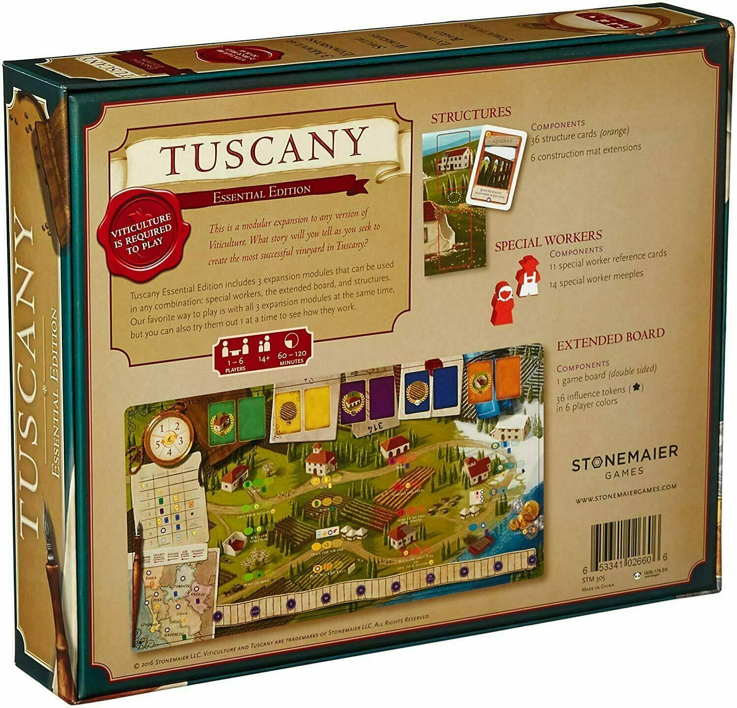 Viticulture: Tuscany Essential Edition Back 3d