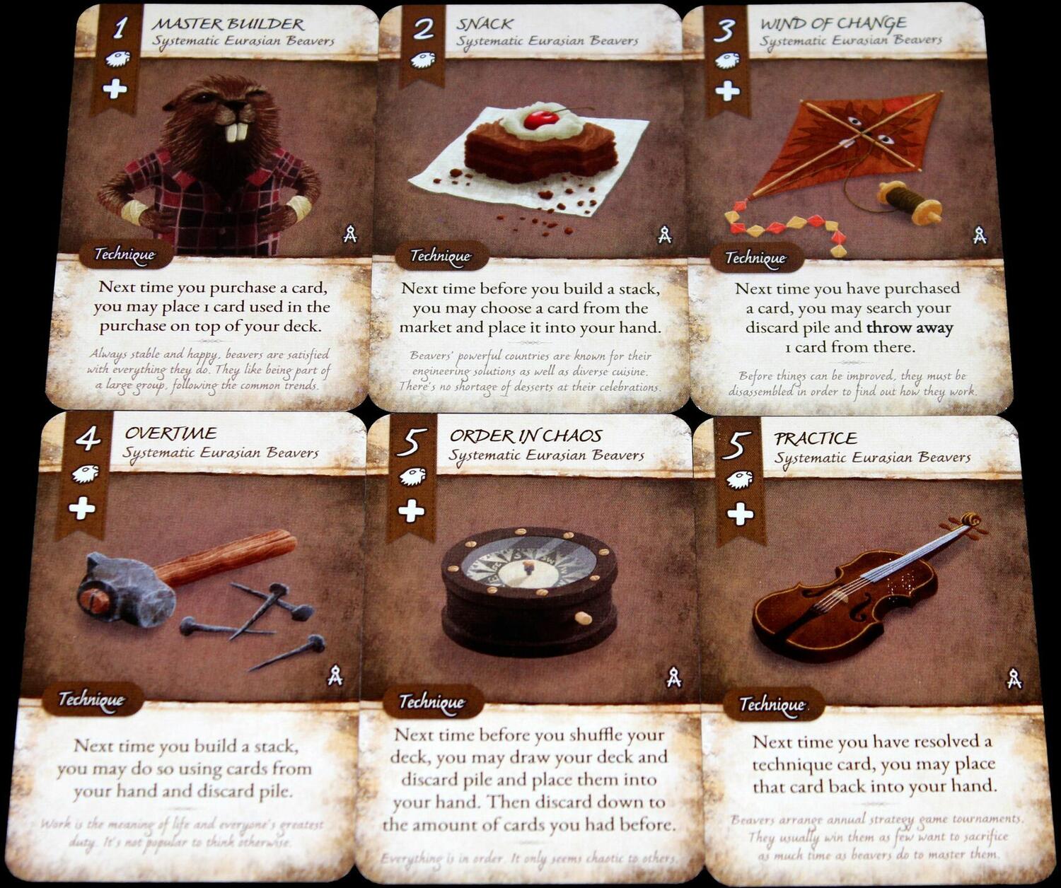 La Vallée des Marchands: Les Castors Communs Méthodiques Cartes