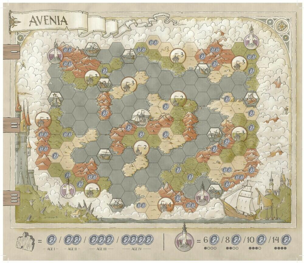 La Guilde des Expéditions Marchandes Map