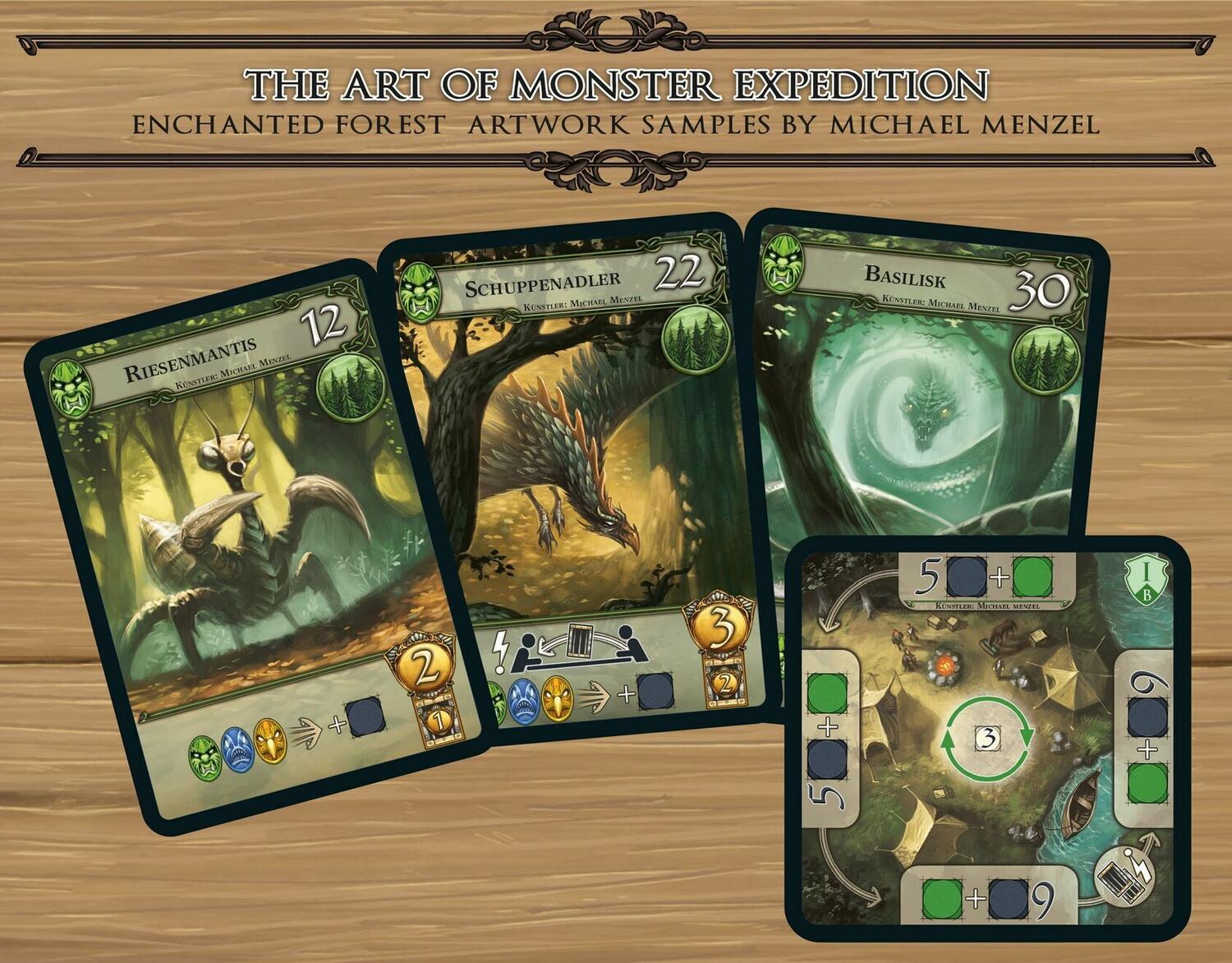 Monster Expédition Cartes