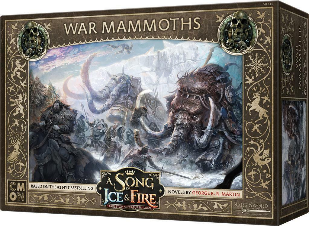 Le Trône de Fer: Le Jeu de Figurines - Mammouths de Guerre Cover 3d