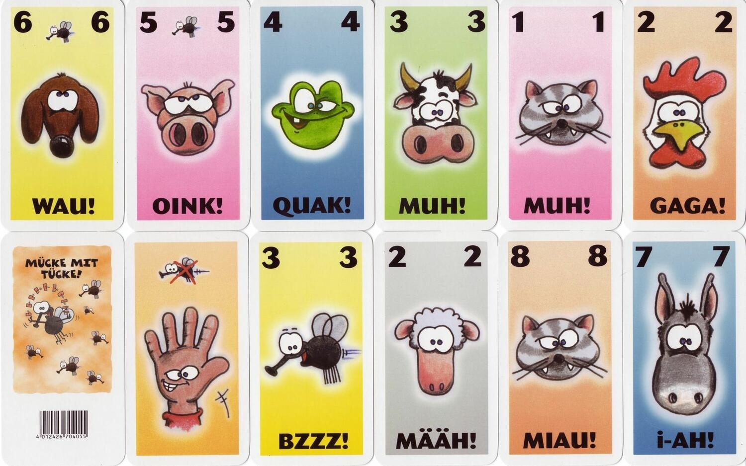 Le Jeu du Chat Fou Cartes