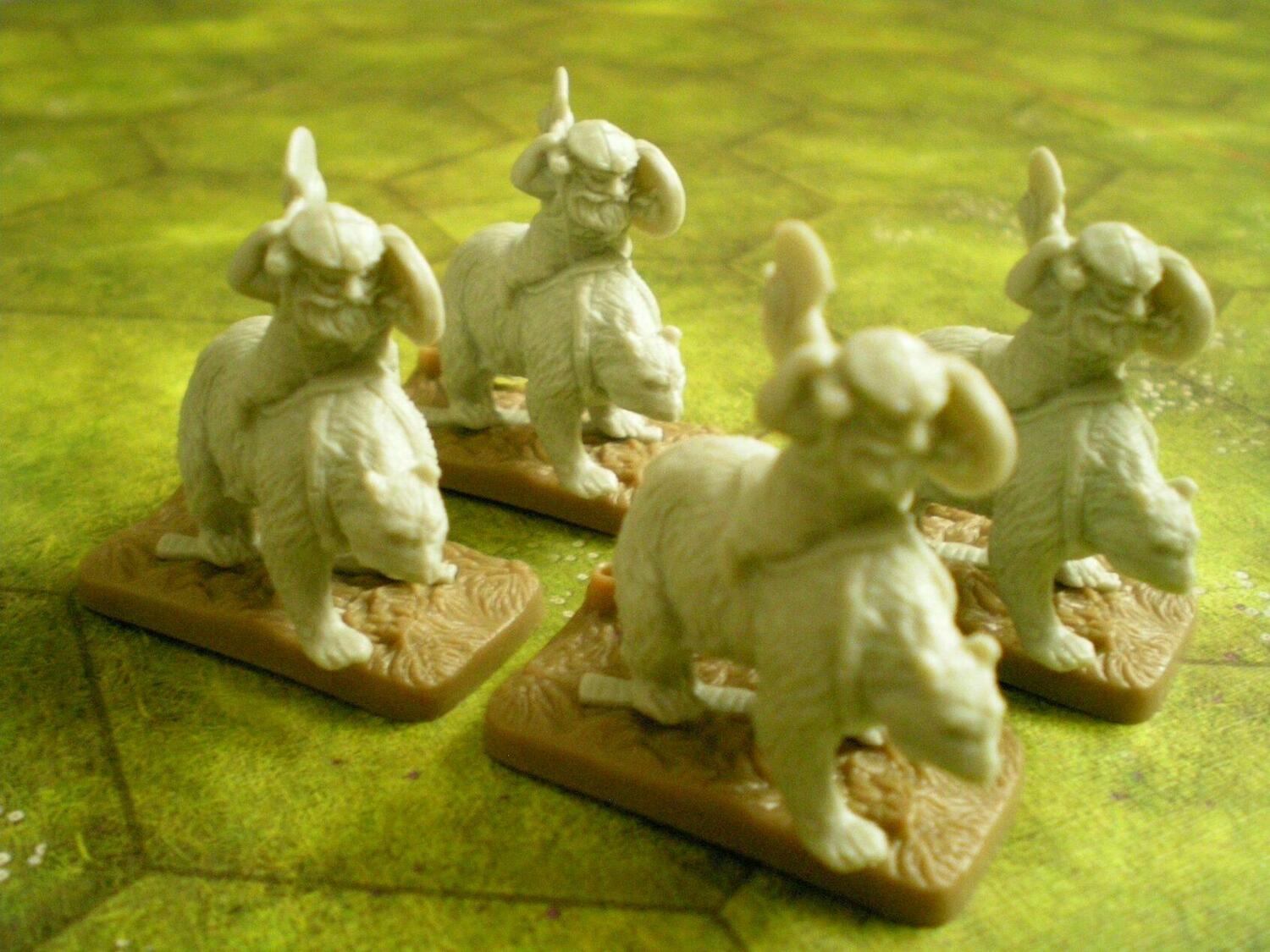 BattleLore: Guerriers Barbus Figurines