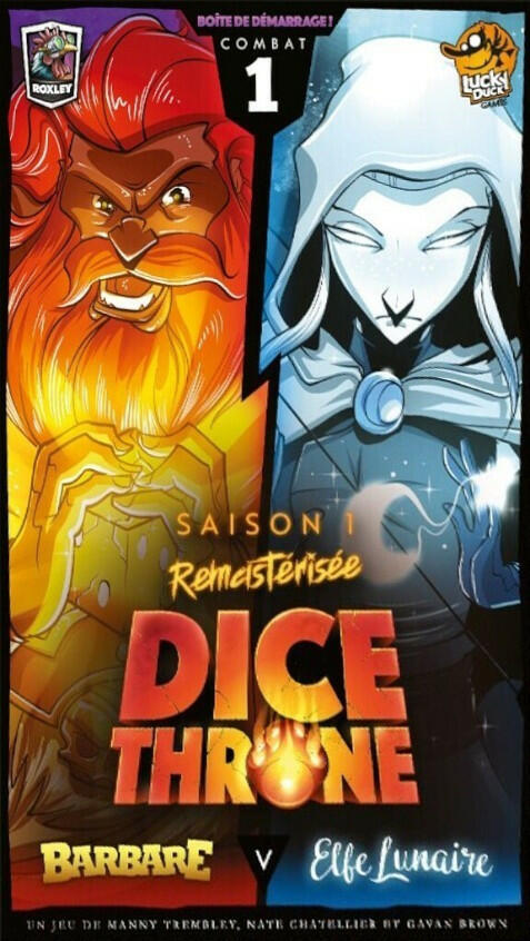 Dice Throne: Saison 1 - Barbare vs Elfe Lunaire Cover