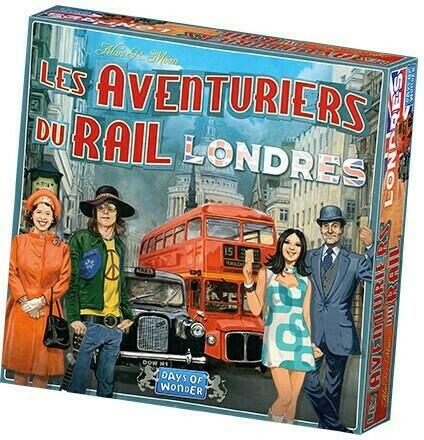 Les Aventuriers du Rail: Londres Cover 3d