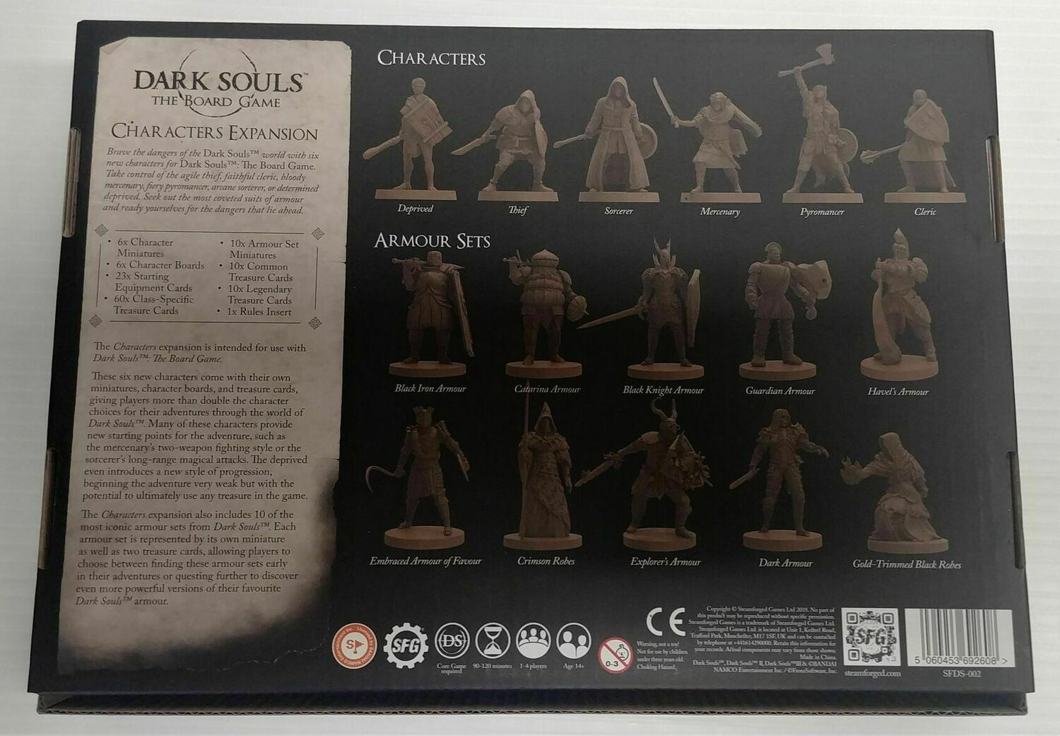Dark Souls: The Board Game - Characters Back 3d