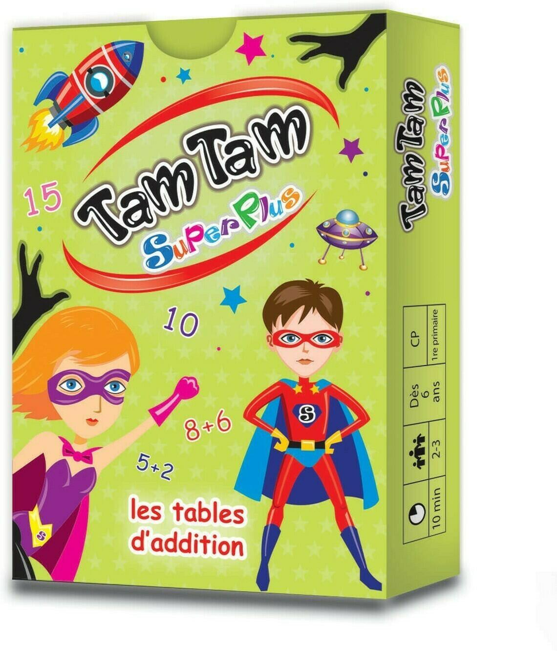 Tam Tam: SuperPlus - Les Tables d'Addition Cover 3d