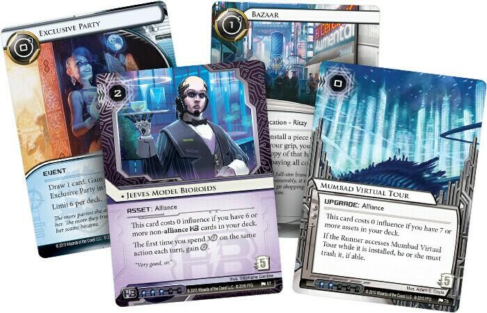 Android: Netrunner - L'Île de Salsette Cartes