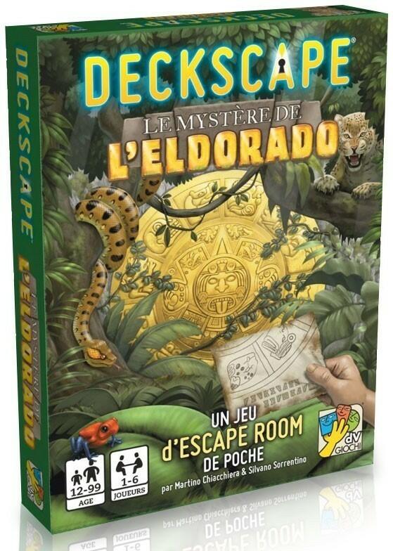 Deckscape: Le Mystère de l'Eldorado Cover 3d