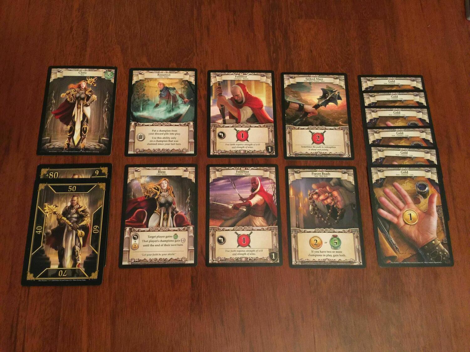 Hero Realms: Deck de Héros - Clerc Cartes