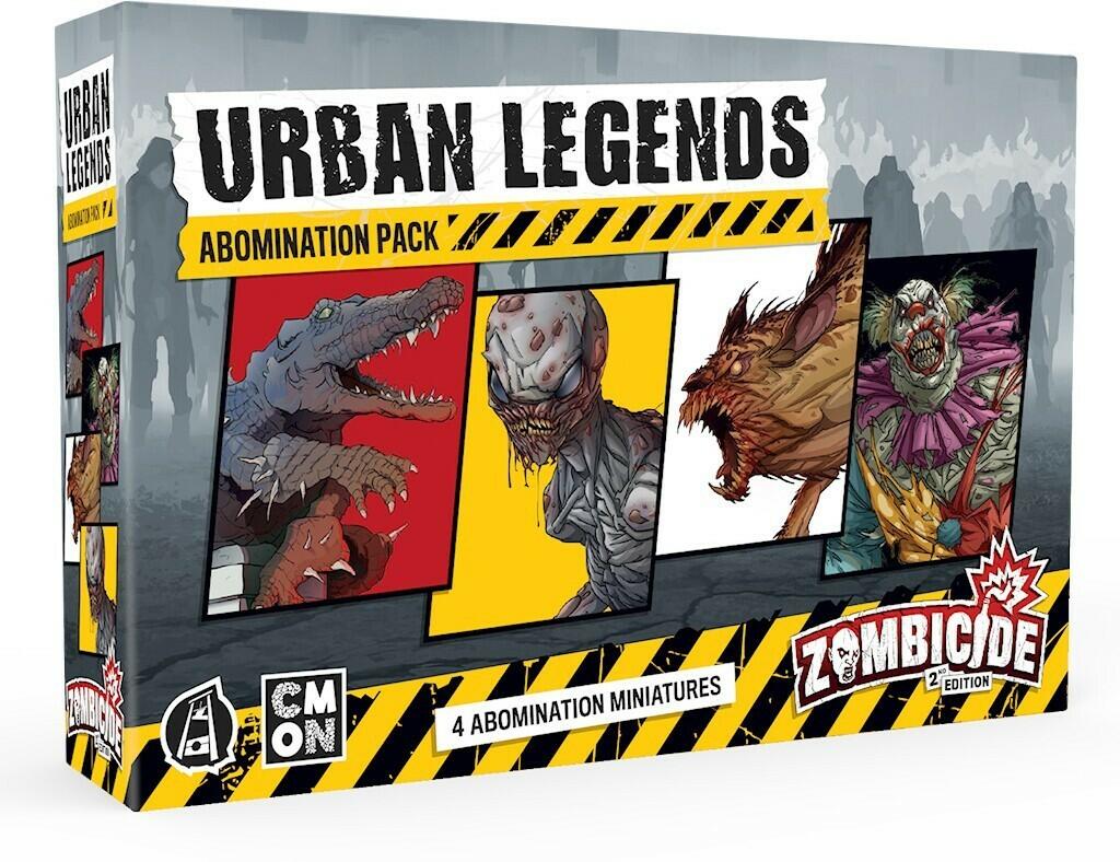 Zombicide: 2nd Edition - Urban Legends - Abomination Pack Cover 3d