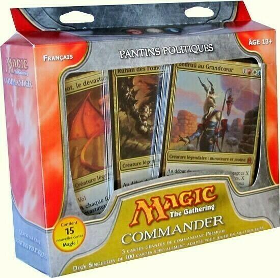 Magic: The Gathering - Commander - Pantins Politiques Cover 3d