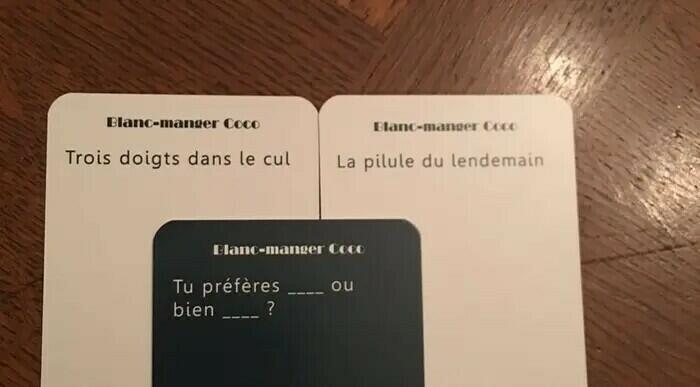Blanc Manger Coco: La Pilule Cartes