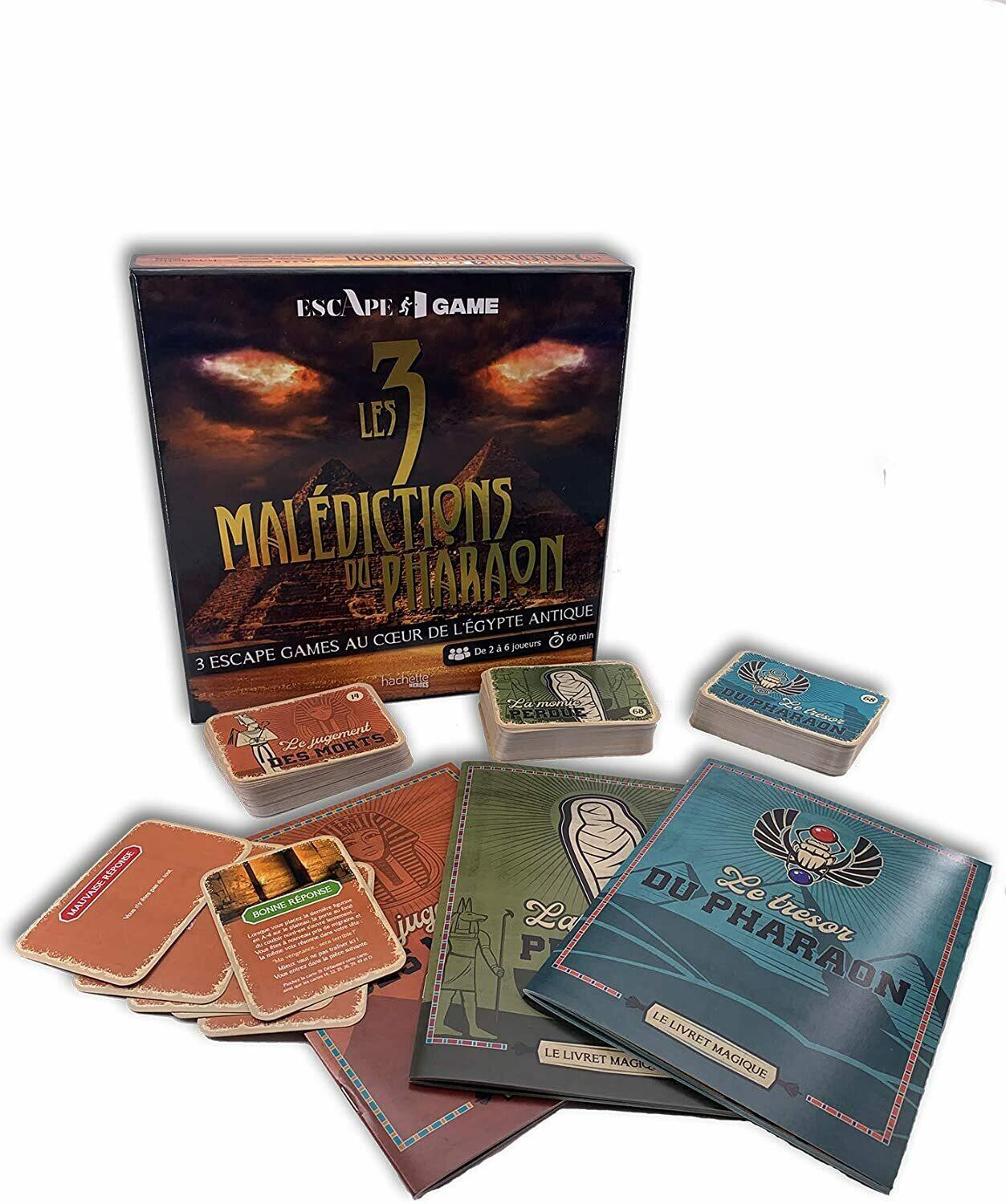 Escape Game: Les 3 Malédictions du Pharaon Eclate