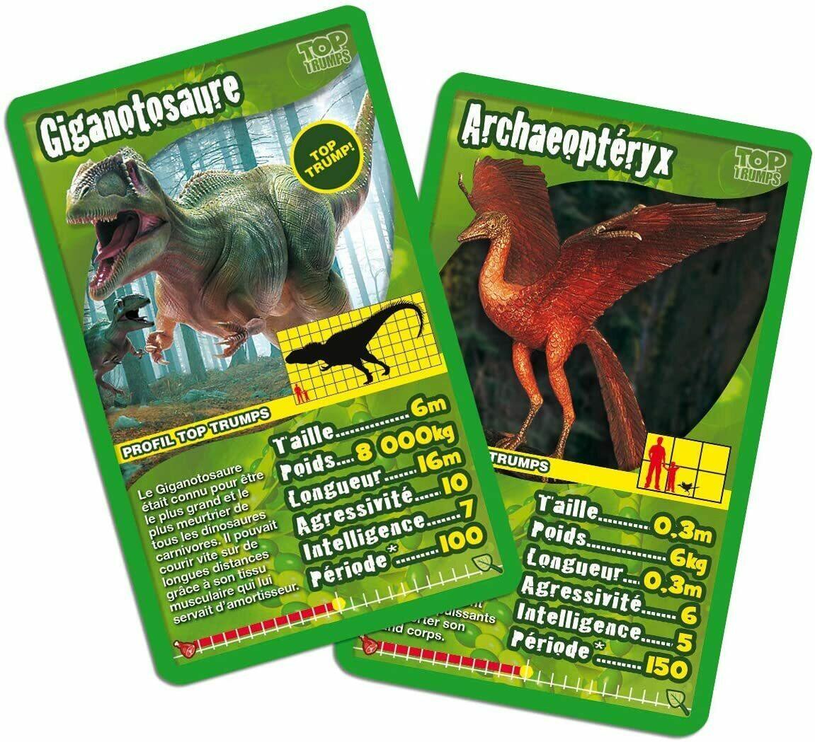 Top Trumps: Dinosaures Cartes