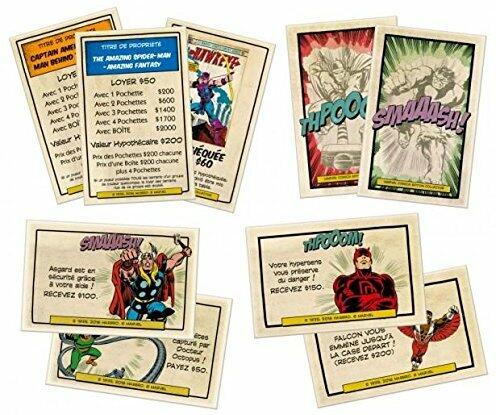 Monopoly: Marvel Comics Français Cartes