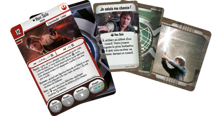 Star Wars: Assaut sur l'Empire - Han Solo Cartes