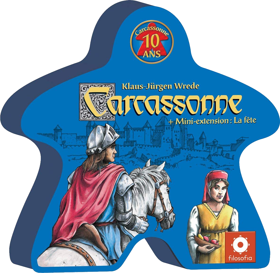 Carcassonne: 10 Ans Spécial Édition Cover Transparent