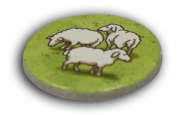 Carcassonne: Moutons et Collines Jeton