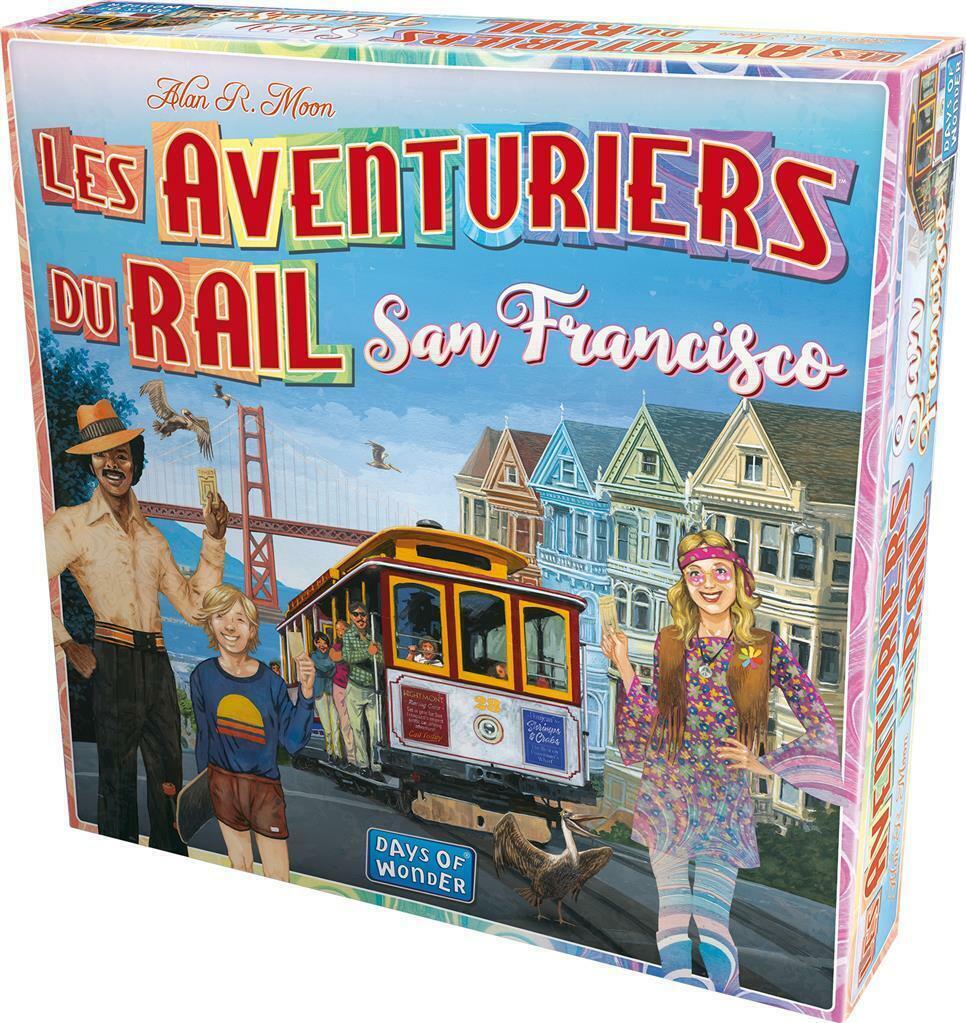 Les Aventuriers du Rail: San Francisco Cover 3d