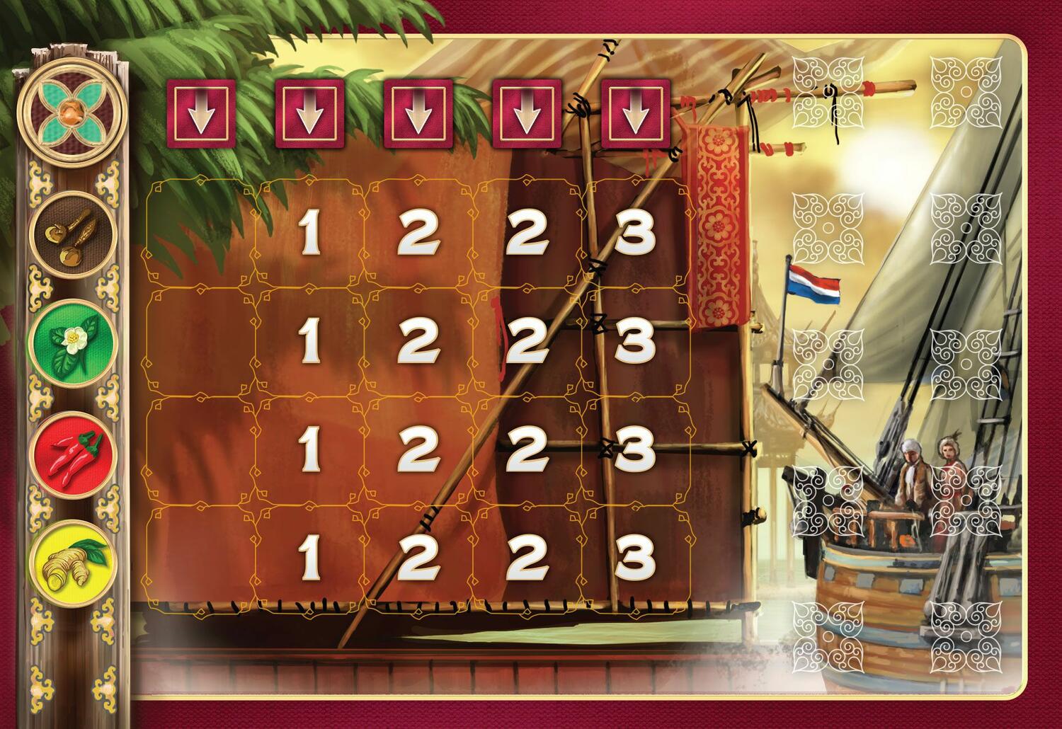 Century: Merveilles Orientales Board