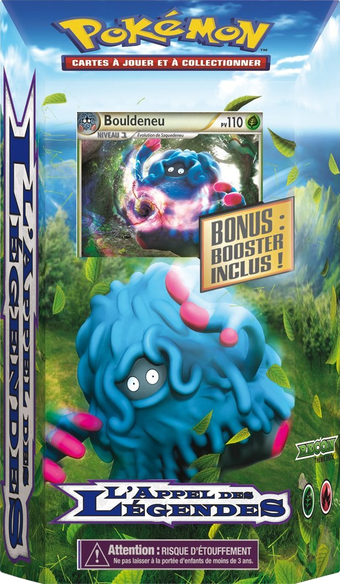 Pokémon: HeartGold & SoulSilver - L'Appel des Légendes - Bouldeneu Cover Transparent