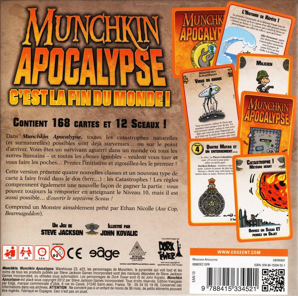 Munchkin: Apocalypse Back