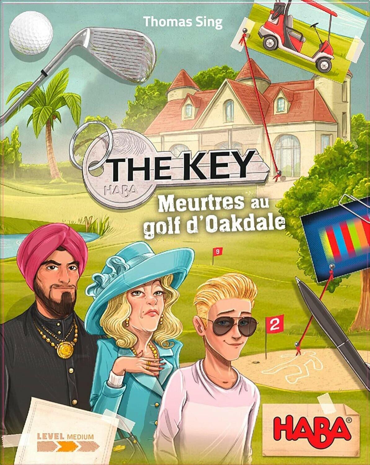 The Key: Meurtres au Golf d'Oakdale Cover