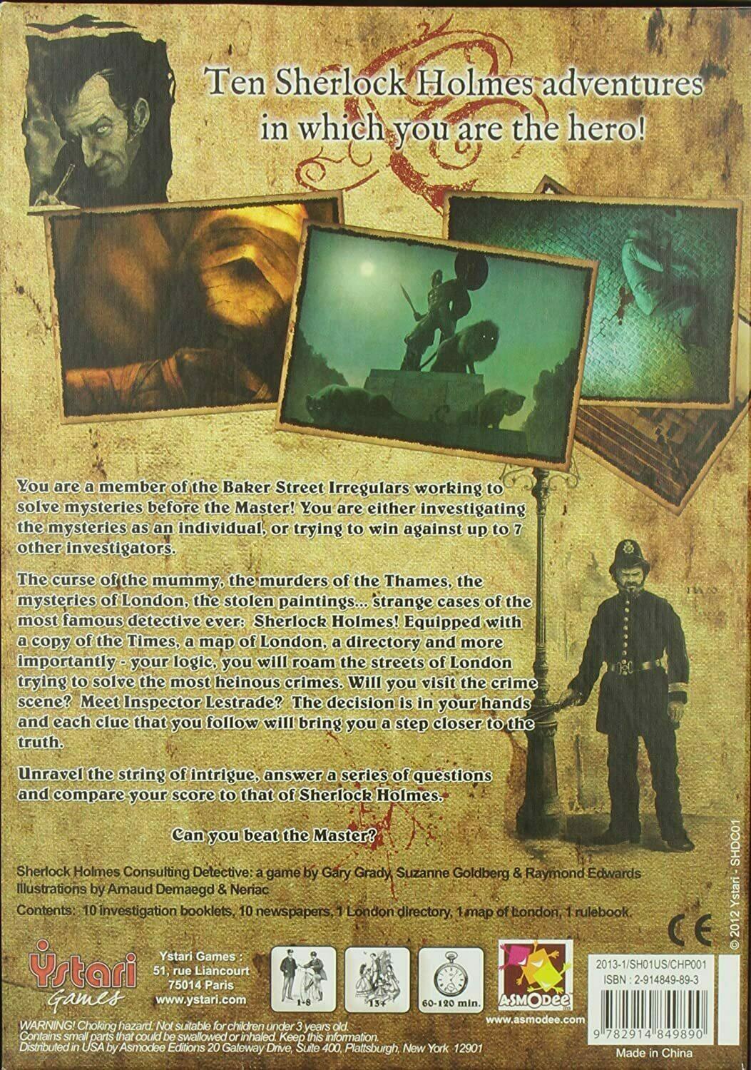 Sherlock Holmes: Consulting Detective Back