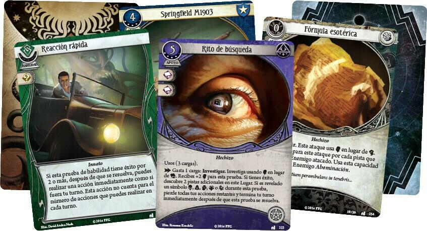 Horreur à Arkham: Le Jeu de Cartes - Aux Frontières du Visible Cartes