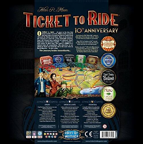 Les Aventuriers du Rail: 10th Anniversary Back