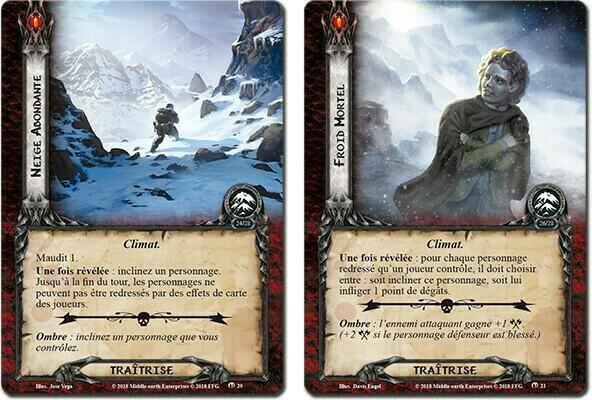 Le Seigneur des Anneaux: Le Jeu de Cartes - La Brande Desséchée Cartes