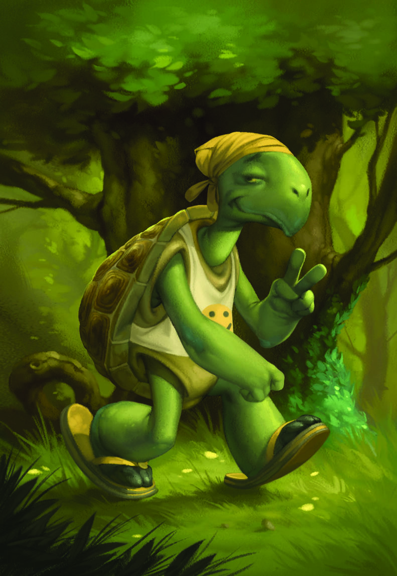 Le Lièvre et la Tortue Artwork